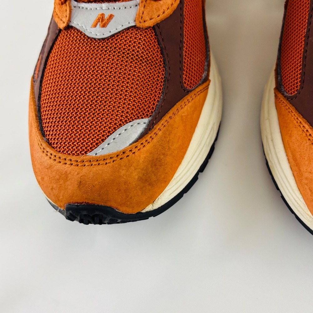 New Balance 2002R Men's Sz 9 Sneakers Rust Orange Suede Athletic Running Shoes - Picture 7 of 12
